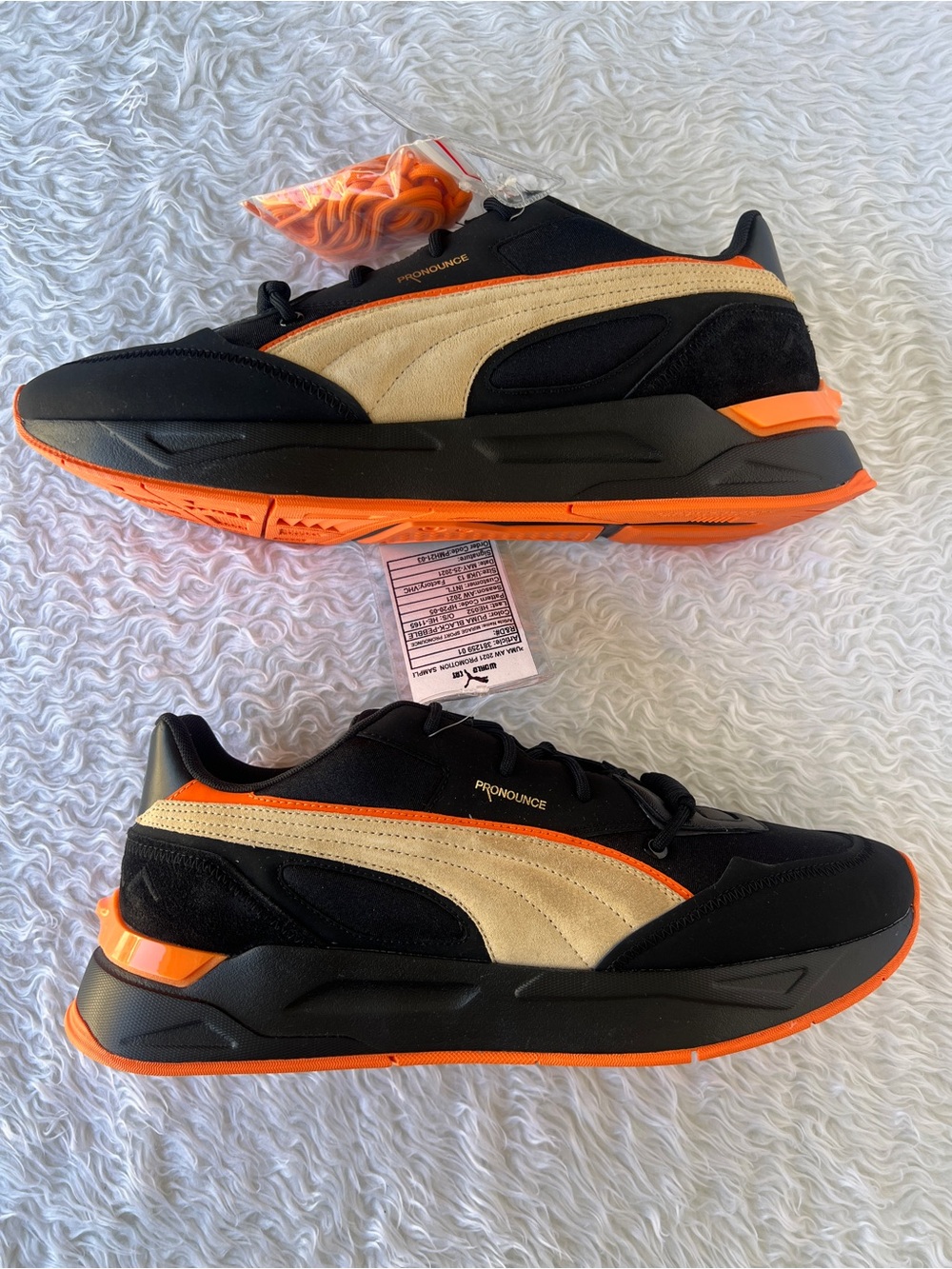 NWT PUMA X PRONOUNCE MIRAGE SPORT BLACK / PEBBLE MEN’S SIZE 14